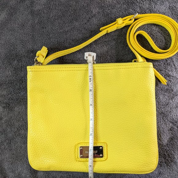 Nine West Neon Yellow Pebbled crossbody Bag - Picture 7 of 9